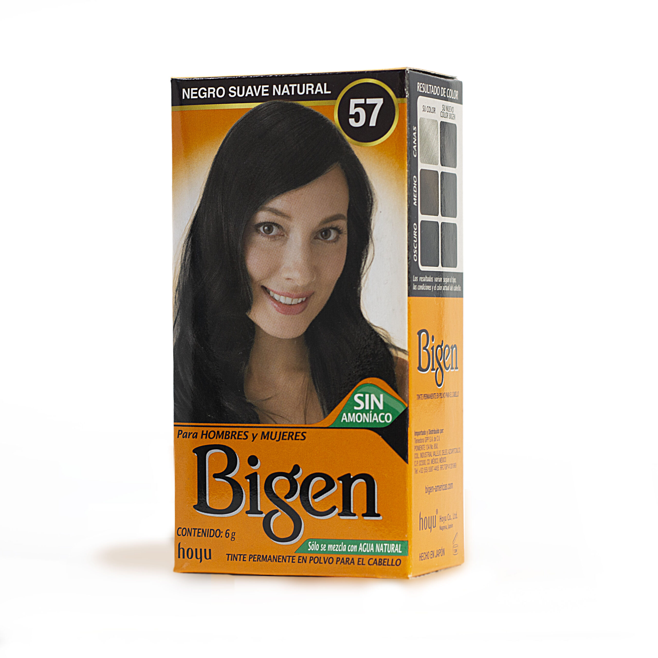 TINTE BIGEN NEGRO SUAVE NATURAL N 57