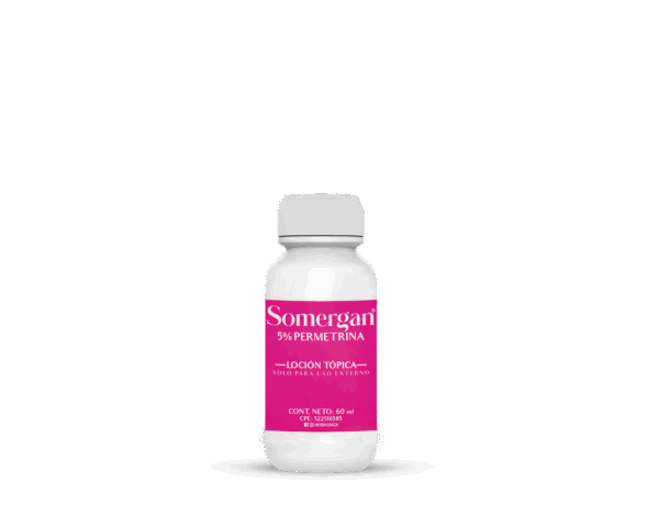 SOMERGAN 5% PERMETRINA LOCION TOPICA 60ML